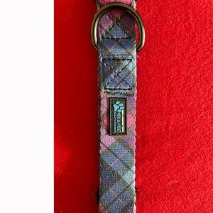 Dog Collar: NEO, Pink/Purple Plaid, Large